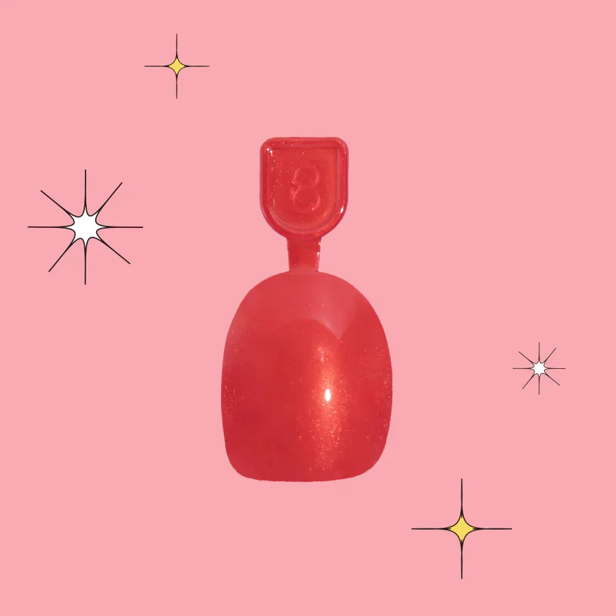Cherry Chrome Sleigh - Pressies | Extra Short Short | Round