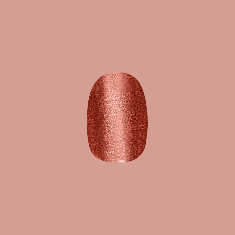 Cinnamon Velvet - Press-On | Short | Round