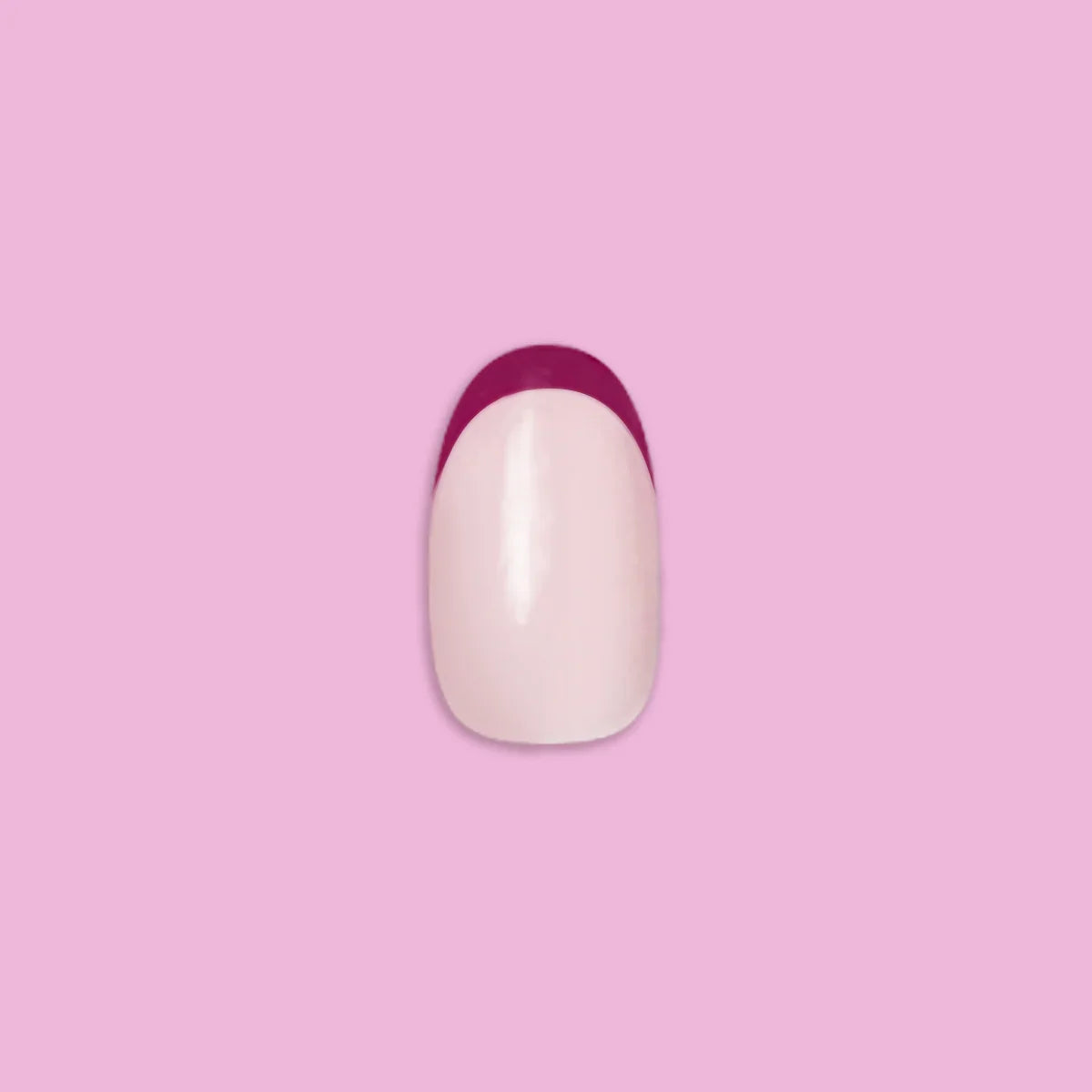 Plum Tonal French - Press-On | Short | Round