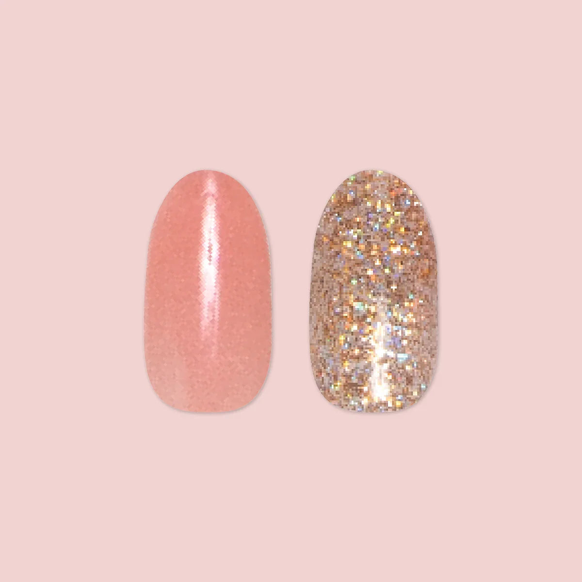 Glitter Accent - Press-On | Medium | Oval