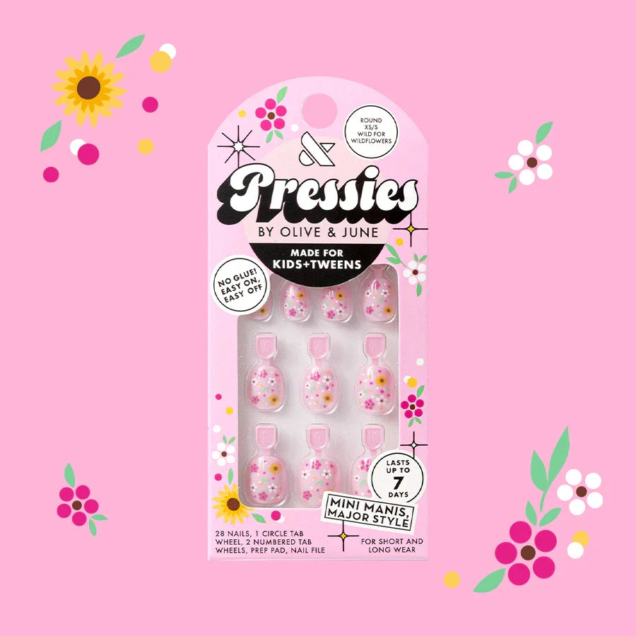 Wild for Wildflowers - Pressies | Extra Short Short | Round