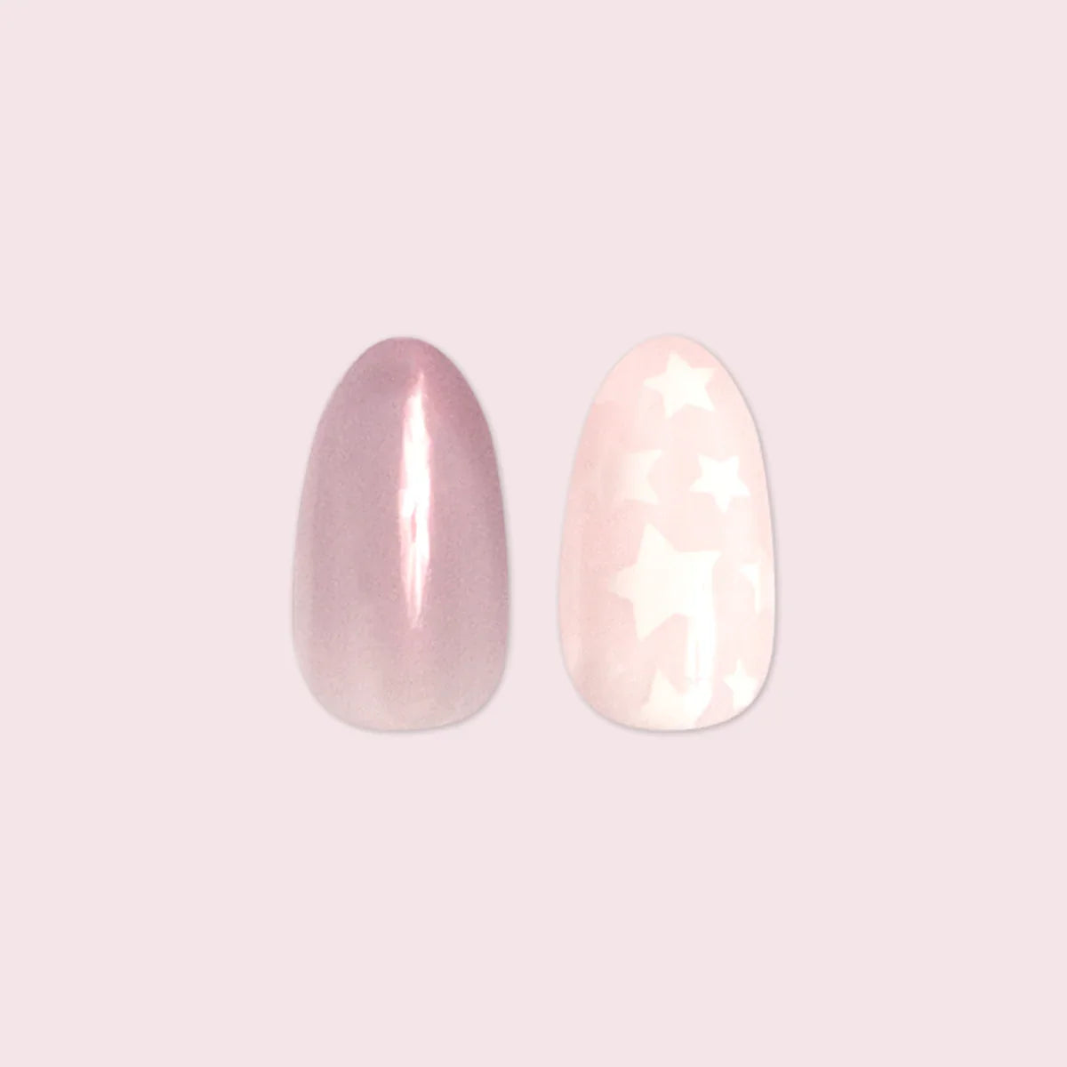 Mermaid Stars - Press-On | Medium | Almond