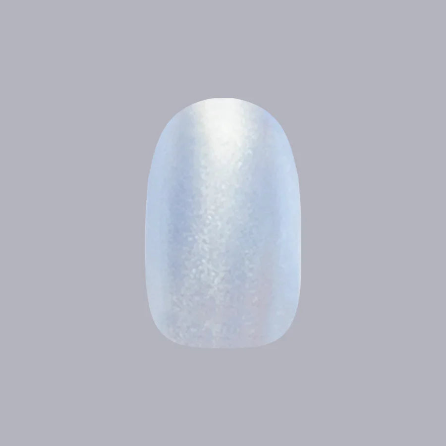 Sky Chrome - Press-On | Short | Round