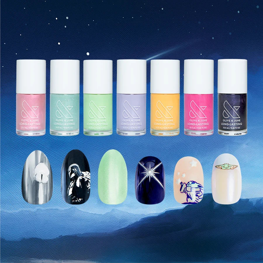 The Mandalorian and Grogu Summer Polish + Press-on Set