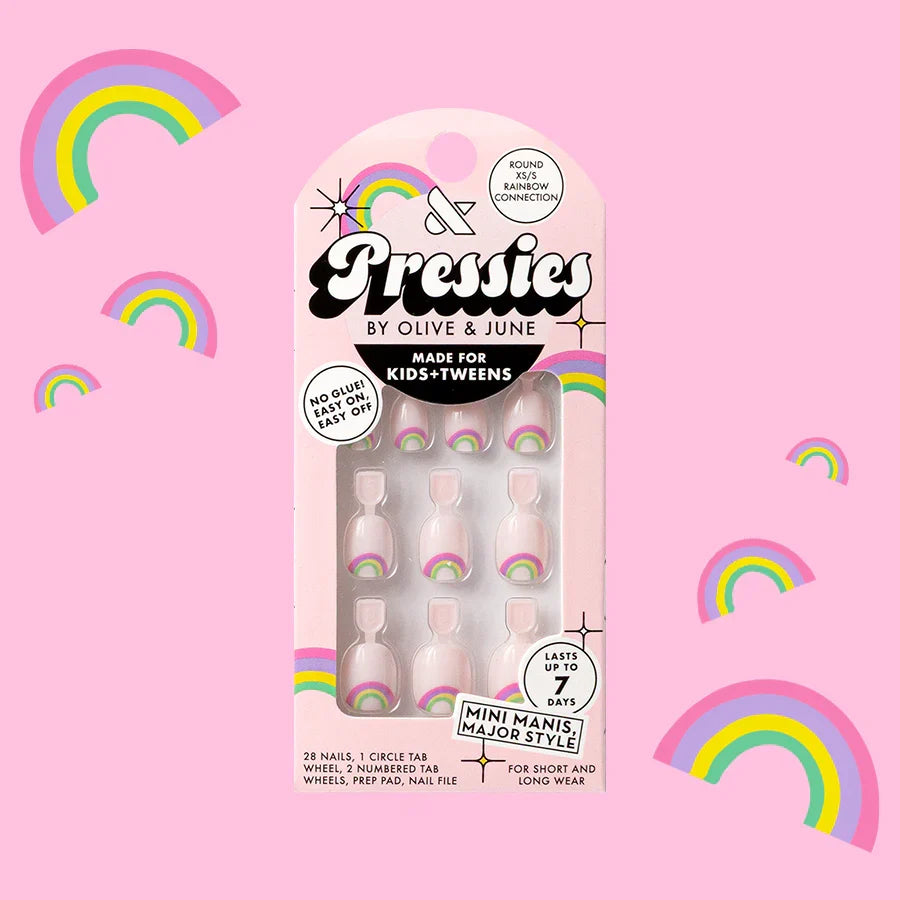Rainbow Connection - Pressies | Extra Short Short | Round