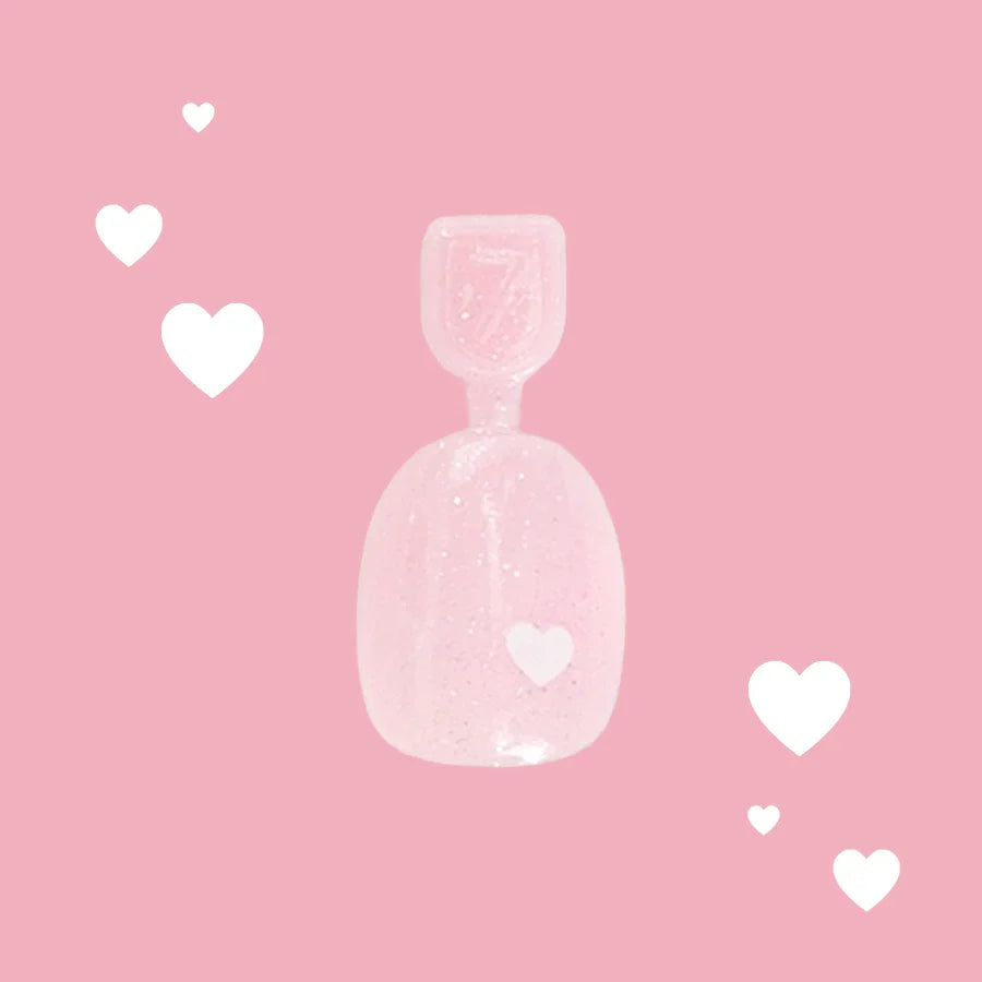 Shiny Pink Has My Heart - Pressies | Extra Short Short | Round